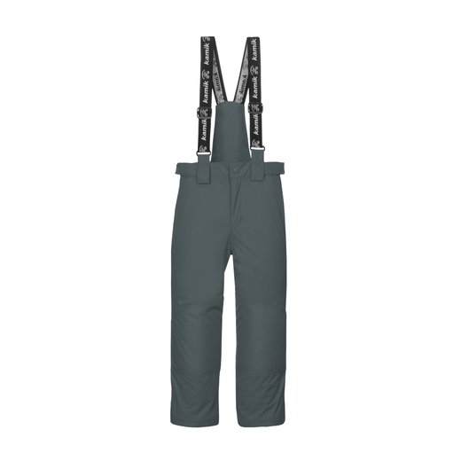 Kamik Winterhose Skihose Harper (wind- und wasserdicht, abnehmbares Träger-/Latz-System) grau Kinder